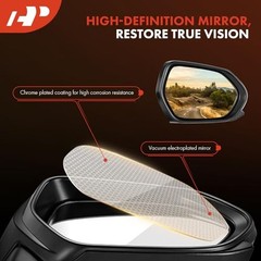 Passenger Side Manual Door Mirror – Compatible with Smart Right Passenger Side