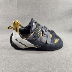 Evolv Shaman Black Yellow Gray Men’s Size 11 Rock Climbing Shoes