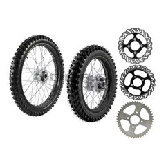 Front 70/100-19 Rear 90/100-16 Tire Rim Wheel Pit Bike CRF 125cc/150cc/200/250c