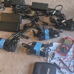 Wholesale Lot of 8 AC Power Adapters – Tested Working (Delta, HP, TOSHIBA