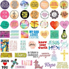 Inspirational Christian Stickers, Waterproof Bible Verse Stickers Supplies