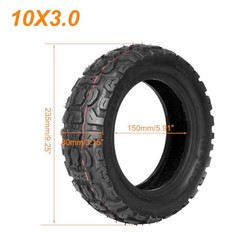 Electric Scooter Tire 10×3.0 Off Road Tire Set 80/65-6 255×80 10 inch