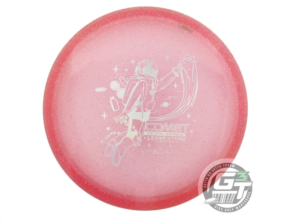 NOS Discraft [LEDGESTONE] CryZtal Sparkle Comet 180g Pink Midrange Golf Disc