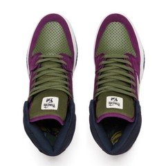 Lakai Shoes Telford – Grape/Olive Suede