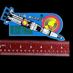 Vintage 1988 Walker Skateboards Tim Morris Sticker (Original Not A Reissue)