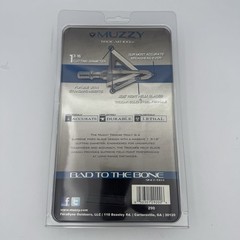 1 pack Muzzy 3 BLADE Trocar 100 Grain Archery Hunting Fixed Broadhead