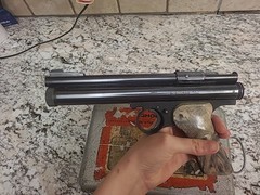 Crosman «150» «22 Cal» Pellgun With Steel Taget Case