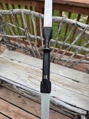 Vintage Unbranded Aluminum Recurve Archery Bow AMO 52” 30# Ambidextrous