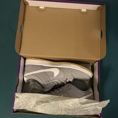 Nike SB Dunk Low Pro ISO Gray/White Gum Skateboarding Shoes Men’s US 11.5