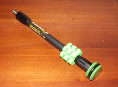 Bee Stinger MicroHex 8″ Stabilizer in Matte Black w/Green – B Stinger