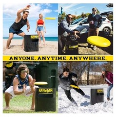 New Kan Jam Disc Toss Game Outdoor Activity Backyard Beach Park W/AirGlow Disc