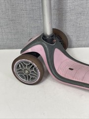 Vintage Globber Adjustable Pink Small Kick Scooter Solid Well Made Used