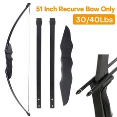 51″ 30/40 lbs Archery Takedown Recurve Bow Hunting Right Hand Bow Shoot Hunting