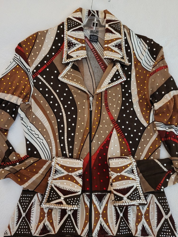 KIMBER’S WESTERN PLEASURE SHOW SHIRT JACKET HORSEMANSHIP HORSE HOBBY S