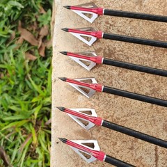 20 in Crossbow Bolts Carbon Crossbow Arrows +/OR 100 Grain Hunting Broadheads