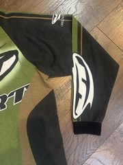 Vintage JT Sport Racing RAVE 600 Jersey – Green Gray SIZE LARGE