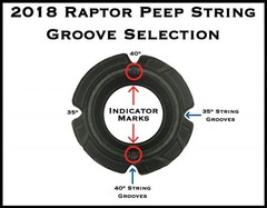 Hamskea Raptor Peep – 3/16 in.