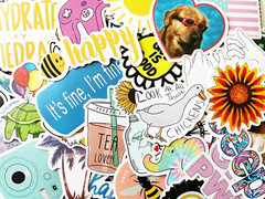 10-100 Wholesome Cute Sticker Pack Good Vibes Kids Teens Girls Boys