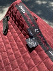 LeMieux ProSport Large Dressage Quilted Suede English Saddle Pad Mullberry