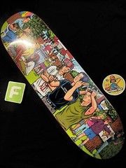 RARE SIGNED Serial Party 2 Sean Cliver Strangelove Skateboard Deck AUTOGRAPHED