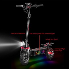 Electric Scooter for Adult 6000W Dual Motor 55MPH 60V 38AH Folding Fast Escootor
