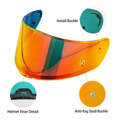 MXJ Gear Strada 2 Visor for Sedici Strada 2 and for Strada 3 Face Shield Helmet