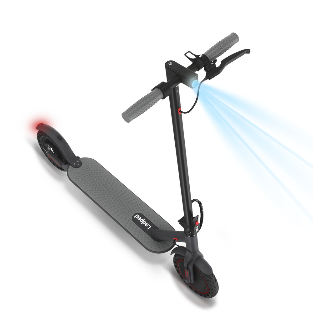 LADPED Foldable Adult Electric Scooter LP80 19mph Max Speed 350W 21Mile ESCOOTER