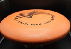 VERY RARE 1983 Ben-Wal Kitty Hawk Soft Touch 1 stamp Orange Disc Golf 174g