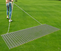 3’X 6′ Heavy Duty Field Drag Mat for Baseball & Softball, Landscape Leveling Ste