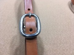 Breast Collar Tugs – 5/8″ x appx. 24″ – Russet Leather – 1 Pair (F204)