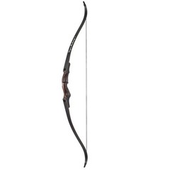 60″ Takedown Hunting Recurve Bow 30-60lbs Wooden Limbs Traditional Bow Shoot RH