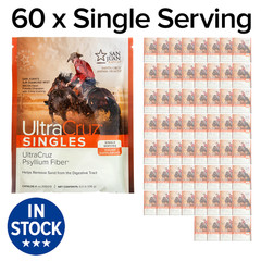 UltraCruz Equine Psyllium Fiber Horse Supplement, 60 Single Serv Pellet (60 Day)