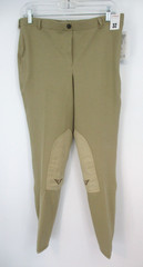 TuffRider Breeches Ladies 32 Lt. Tan Starter Low Rise Pull-On Riding Pants NWT