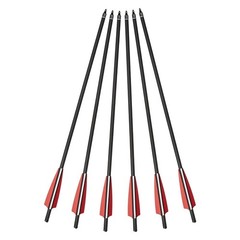 12PCS 20″ Crossbow Bolts Crossbow Arrows/quiver/Broadheads OD8.8mm for Hunting