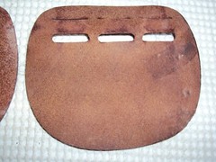 DOVER CIRCUIT Billet Guards – Quality Leather -NICE! (Set of 2 Guards) #3