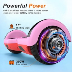 Commugo Hoverboard Electric Bluetooth Speaker Self-Balancing Scooter UL 2272