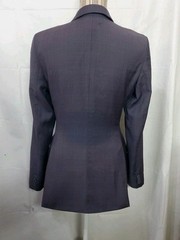 Grand Prix Women Wool Equestrian Show Jacket Blazer Size US 2 Purple Riding Flaw