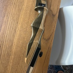 ‎Samick Takedown Sage 50lb 62in Recurve Bow – Multicolored Inlay Wood