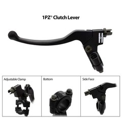 1PZ HB2-X02 7/8» Handlebar Left Clutch Lever Cable Adjuster Black