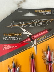 stryke therm-x 6 arrow tips 100grain2in cutting diameter also Blade stop blocker
