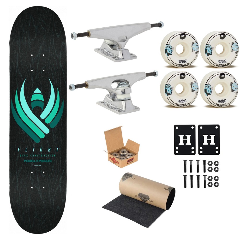 Powell Peralta Premium Flight Skateboard 243 Retro 8.25″ Krux Trucks, SML Wheel