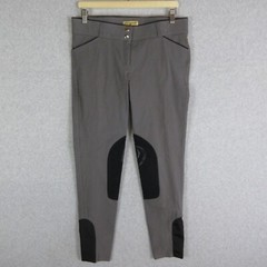 Devon Aire Breeches Size 30 Grey Signature Woven Breech Horse Riding Pants