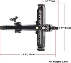 ZSHJGJR Archery Recurve Bow Sight T Shape Shooting Target Sights Quick Adjustmen
