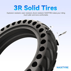 8.5X2 Inch Solid Tires for Electric Scooters 50/75-6.1 Scooter Tire Compatible w