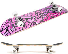 Skateboards for Beginners,31 * 8 Inches Complete Skateboards for Kids,Boys,Girls