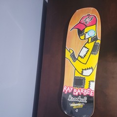 Krooked Ray Barbee Shaped Skateboard Deck 9.5” new in plastic FREE SHIPPING