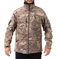 Men’s Tactical Softshell Jacket Fleece Lined Waterproof Windproof Military Coat