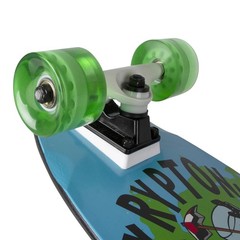 New Kryptonics 28″ Cruiser Complete Skateboard (Splash Green/Blue)