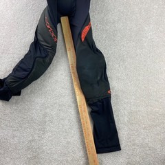 Carbon SC Paintball Padded Compression Pants Men Small Black Orange Protective