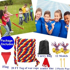 Durable Lawn Game Rope, Ideal for Picnic Birthday Garden Group Competition